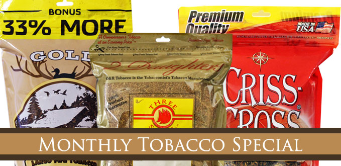 Pipe Tobacco Sale of The Month